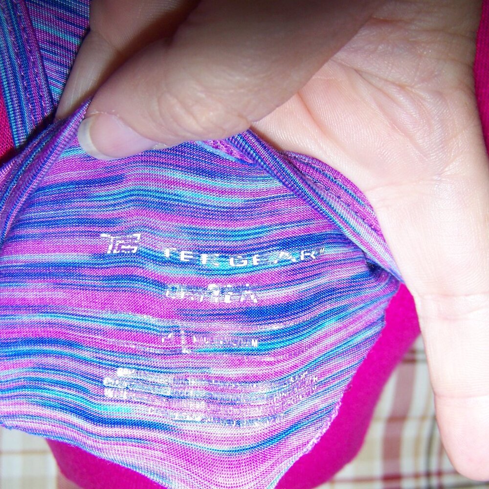 Tek Gear Purple/Blue Workout Top Sz M - Picture 6 of 6